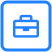 Corporate briefcase icon