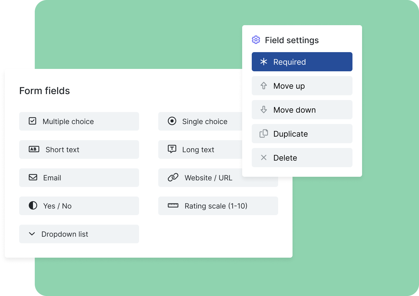 Custom Program Application Form Builder
