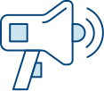 Break down silos icon